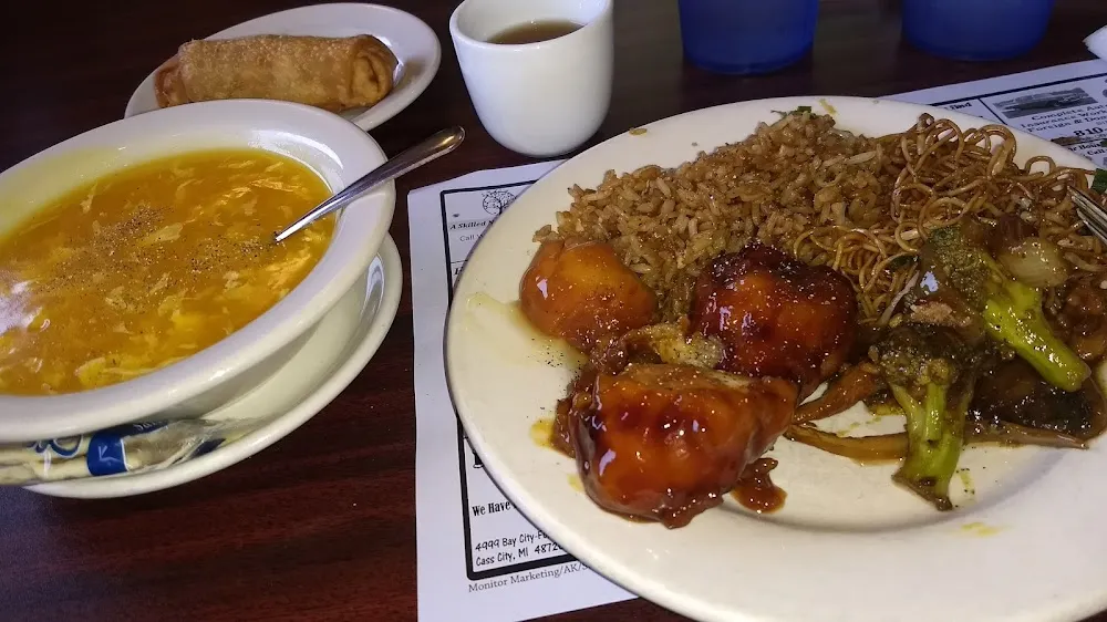 General TSO Chickenand Fried Rice